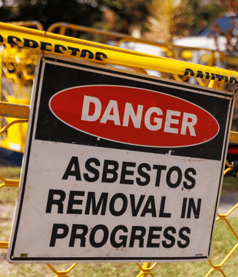 Asbestos Remova in progress